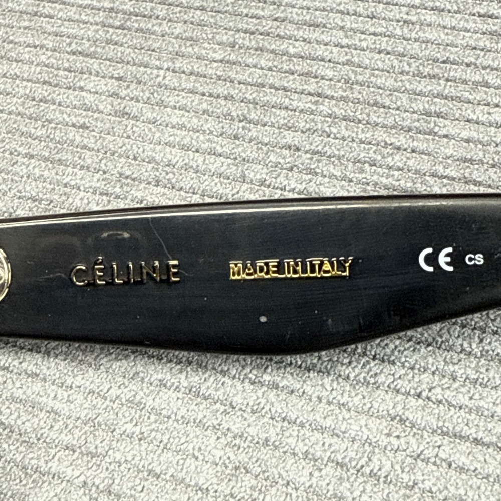 Celine CL 41361 807 Black Cat Eye Eyeglasses Frames Made in Italy - Picture 10 of 13